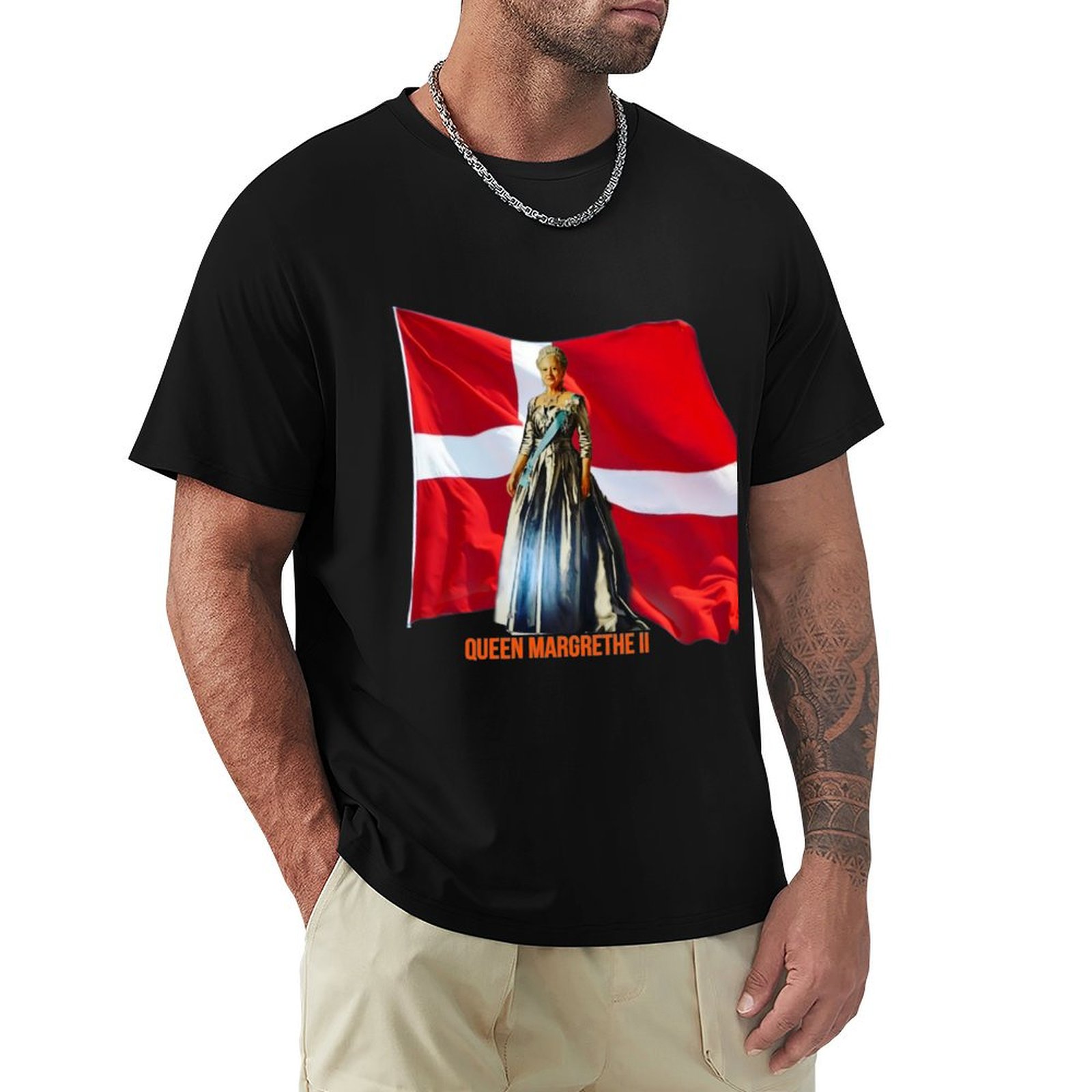 Queen Street Fashion - Camiseta Queen Margrethe II, Moda de