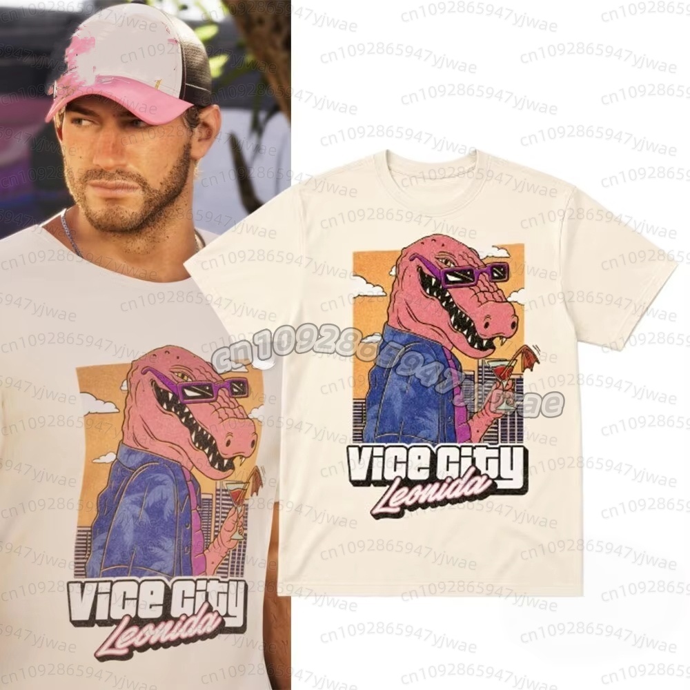 Street Fashion Mood - Camiseta Estampada Crocodilo Leonida Jason Vice