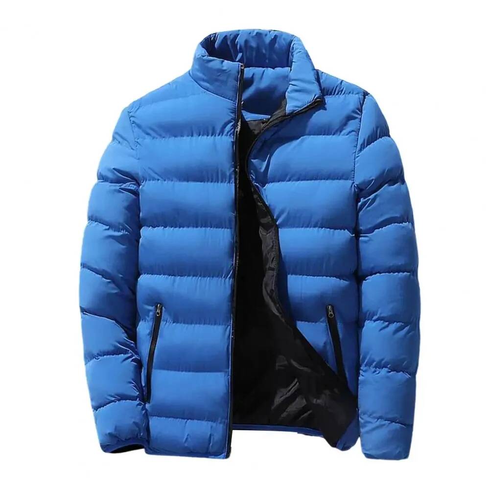Queen Street Fashion - Casaco de Inverno Masculino com Gola