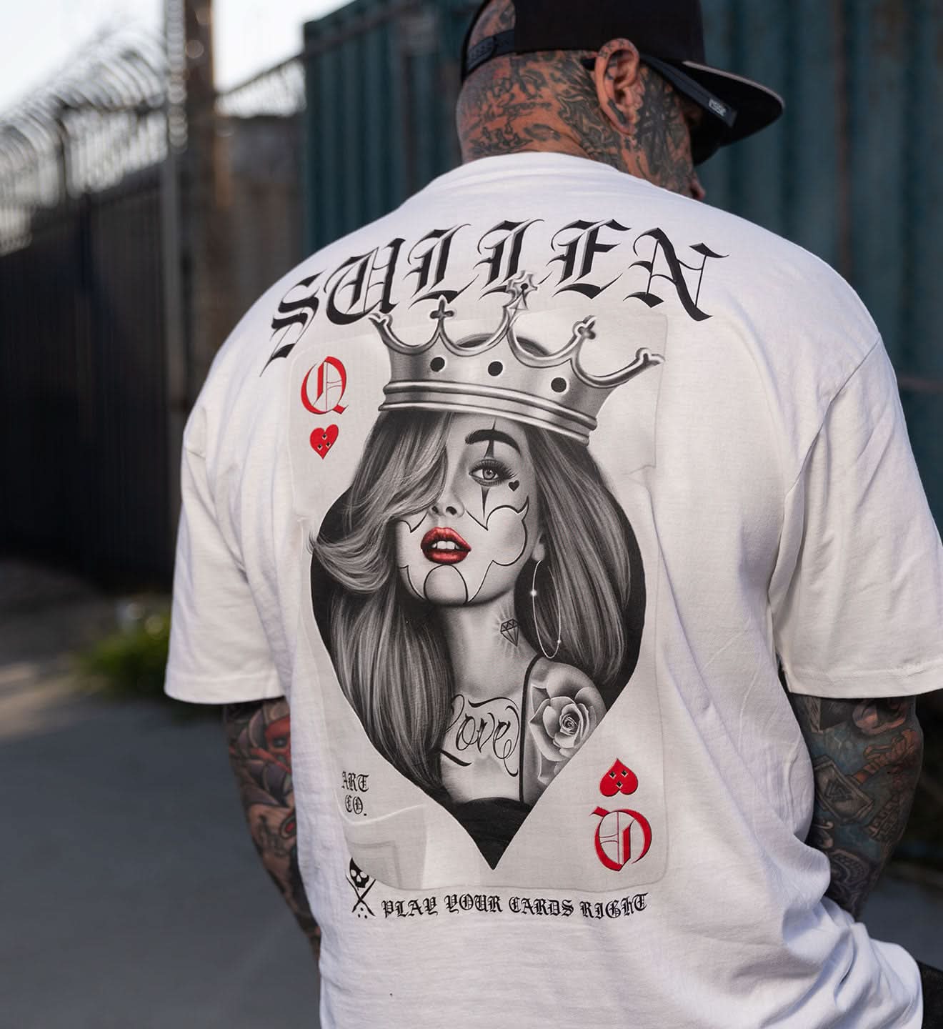 Queen Street Fashion - Camiseta Casual de Moda de Rua