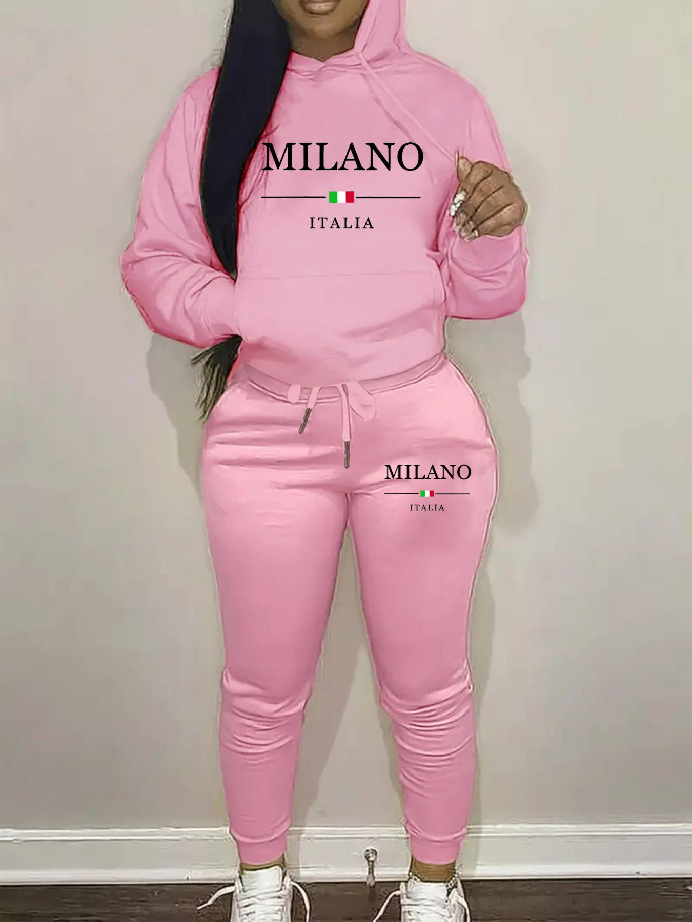 Street Fashion Milano - Outono e inverno feminino moda casual