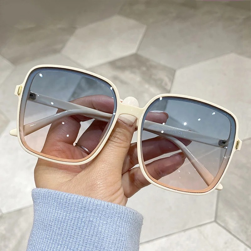 Street Fashion Brands - Óculos de Sol Vintage Oversized Quadrados