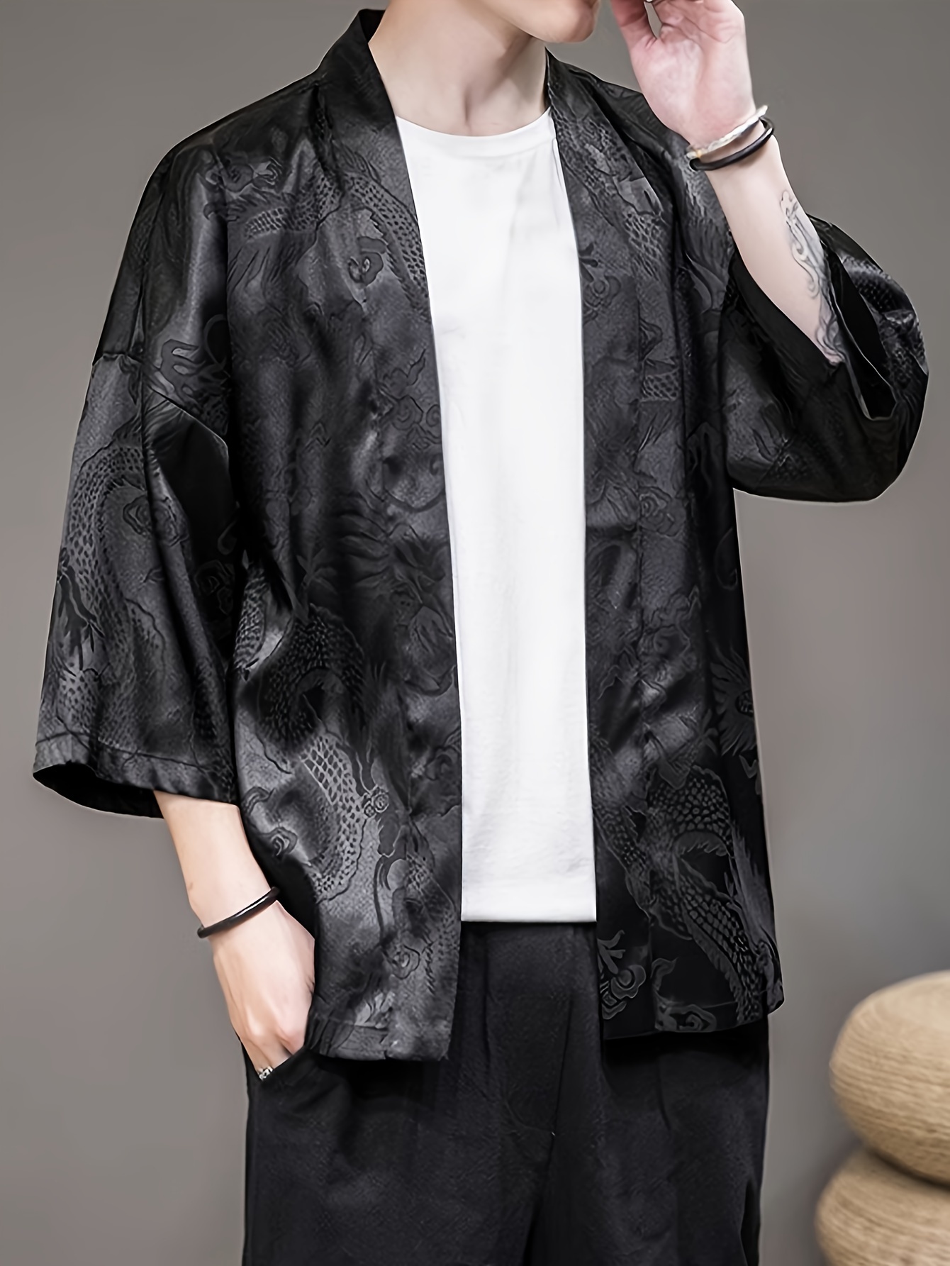 Street Fashion Designers - Kimono Masculino de Verão 2026 com