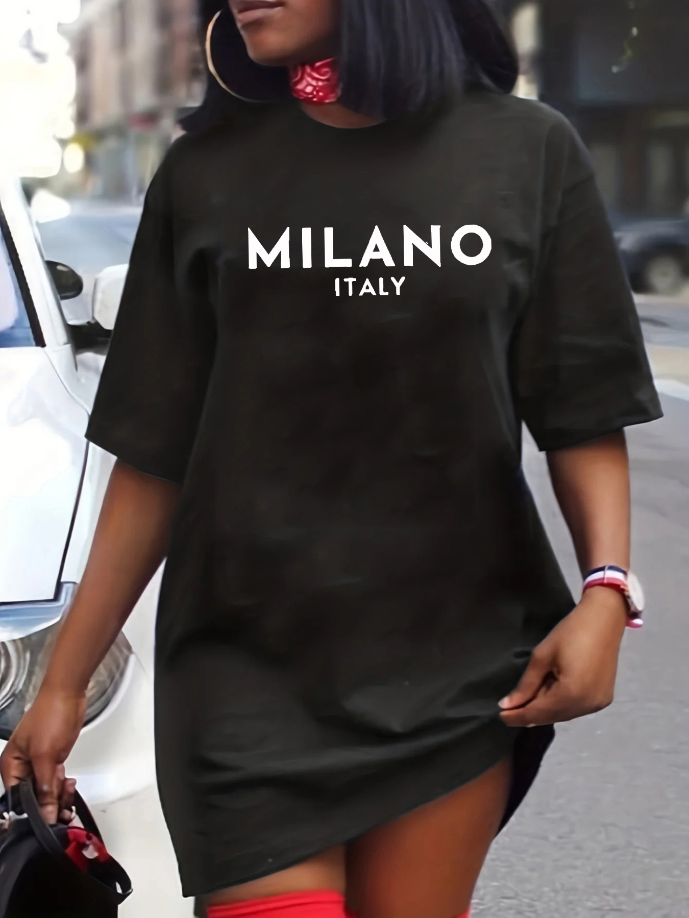 Street Fashion Milano - Senhoras primavera e verão moda casual