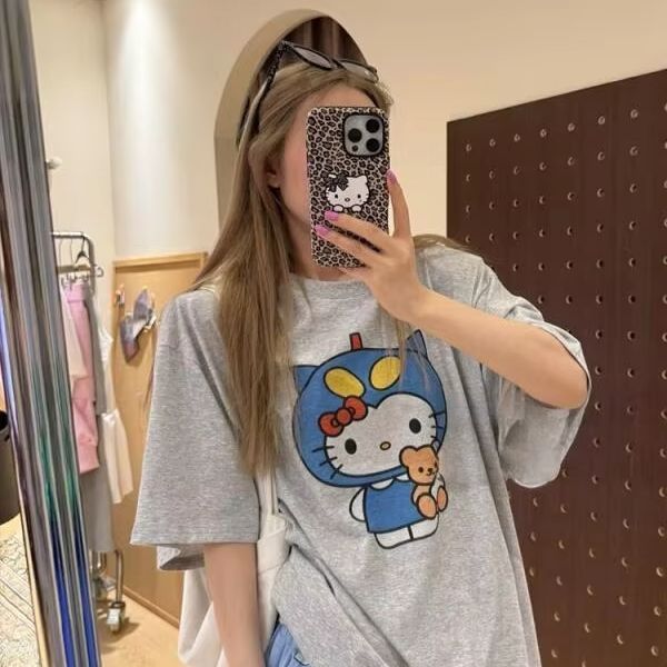 Street Fashion Designers - Camiseta de Manga Curta com Estampa