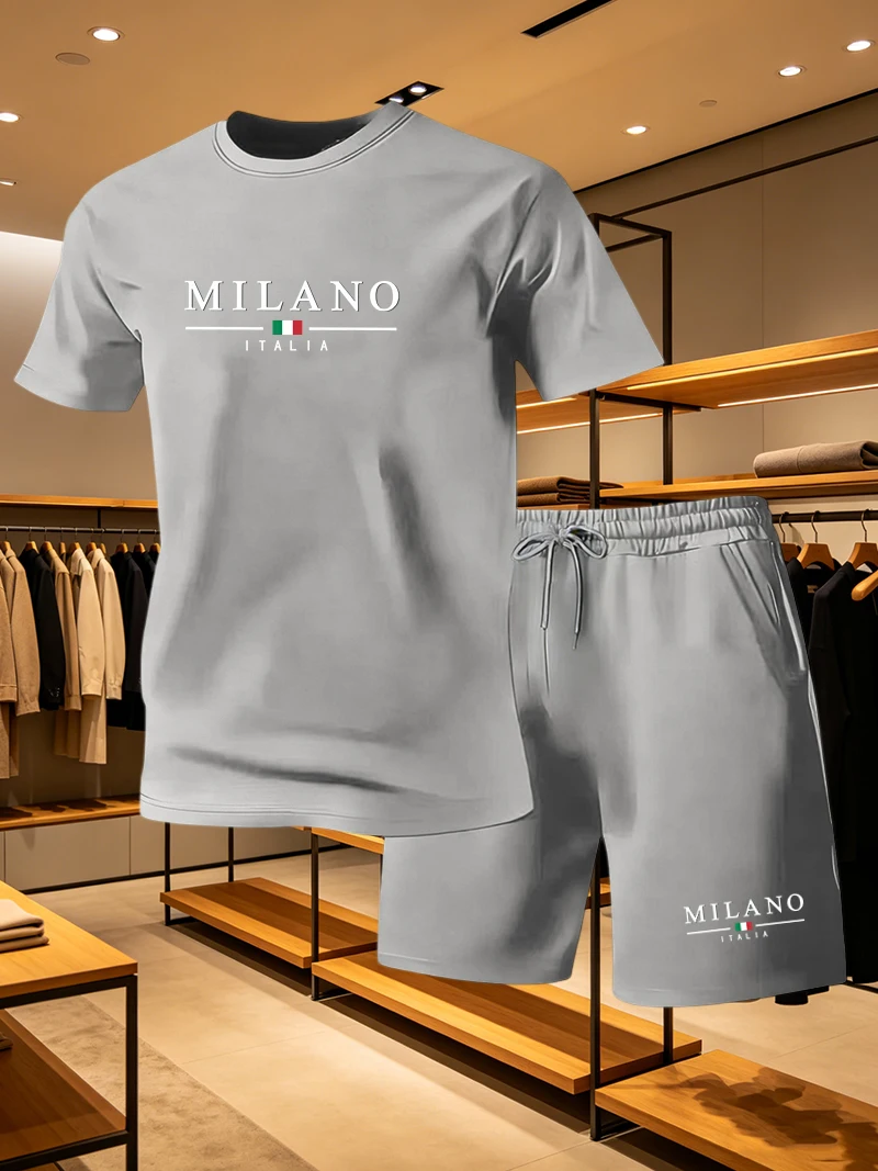 Street Fashion Milano - Conjunto Casual de Verão MILANO Estampado