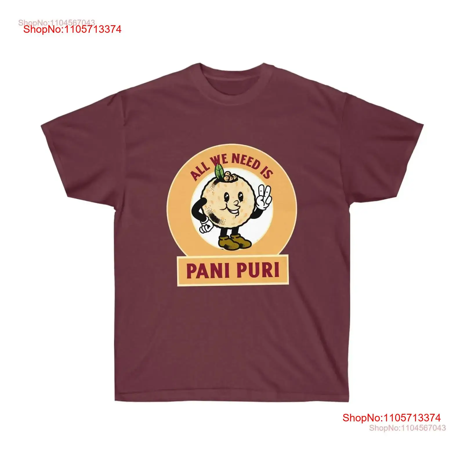 Street Fashion India - Camiseta Pani Puri: Sabor Indiano Autêntico