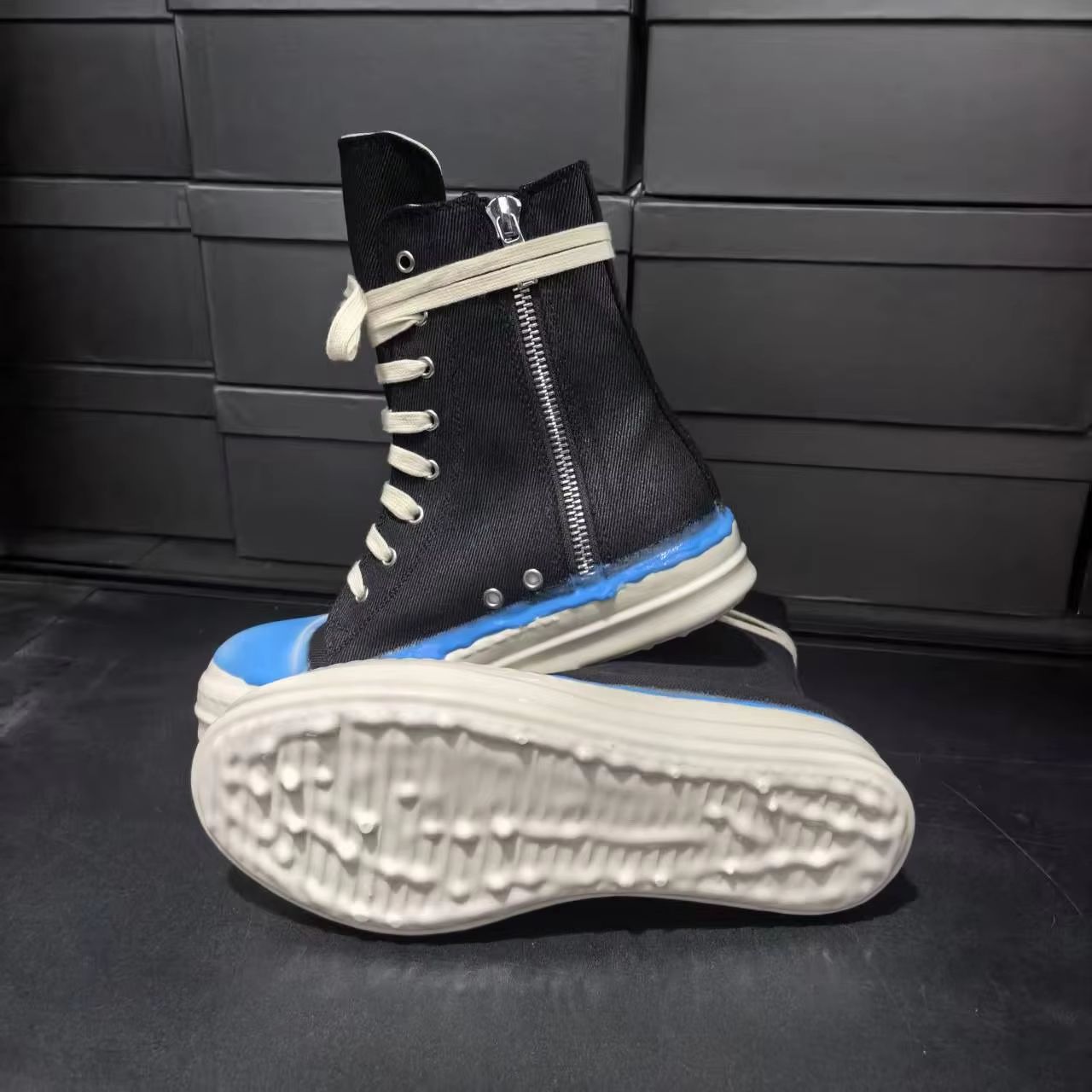 Street Fashion Designers - Botas de Cano Alto com Design
