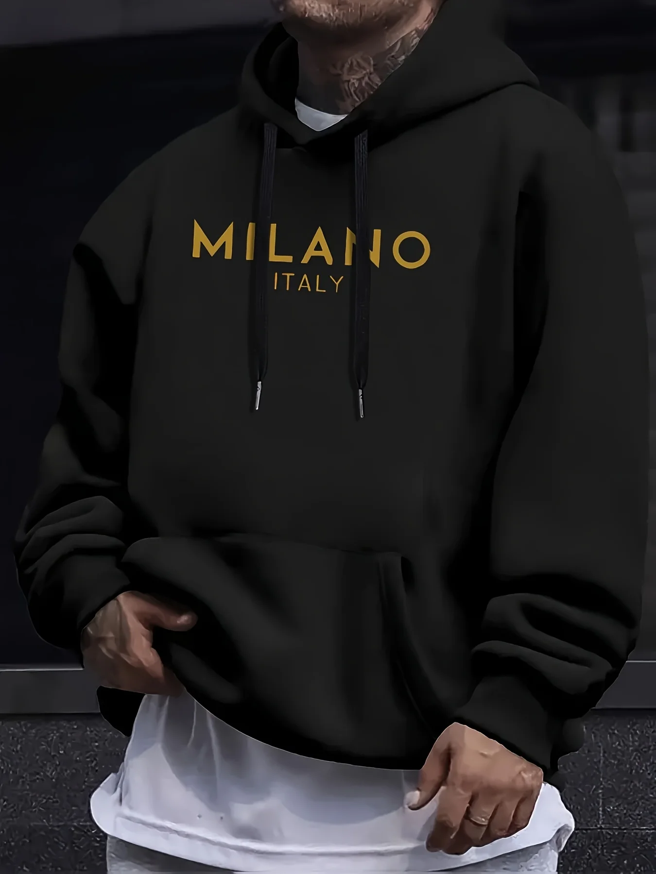 Moletom com capuz para outono  - Street Fashion Milano avaliação e preço