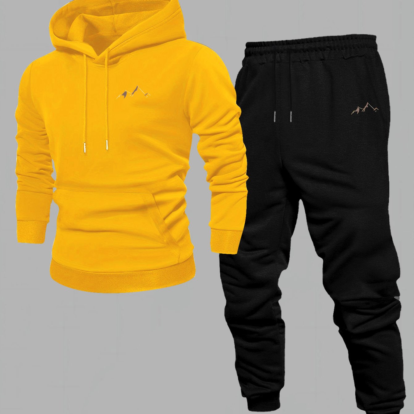 Conjunto de Moletom Masculino  - Street Fashion Outfit avaliação e preço
