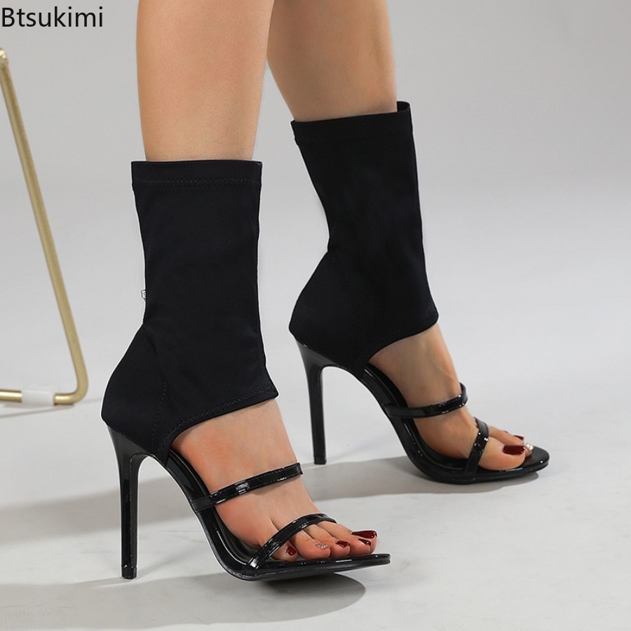 Botas de Salto Alto Sexy e Elá - Street Fashion Outfit avaliação e preço
