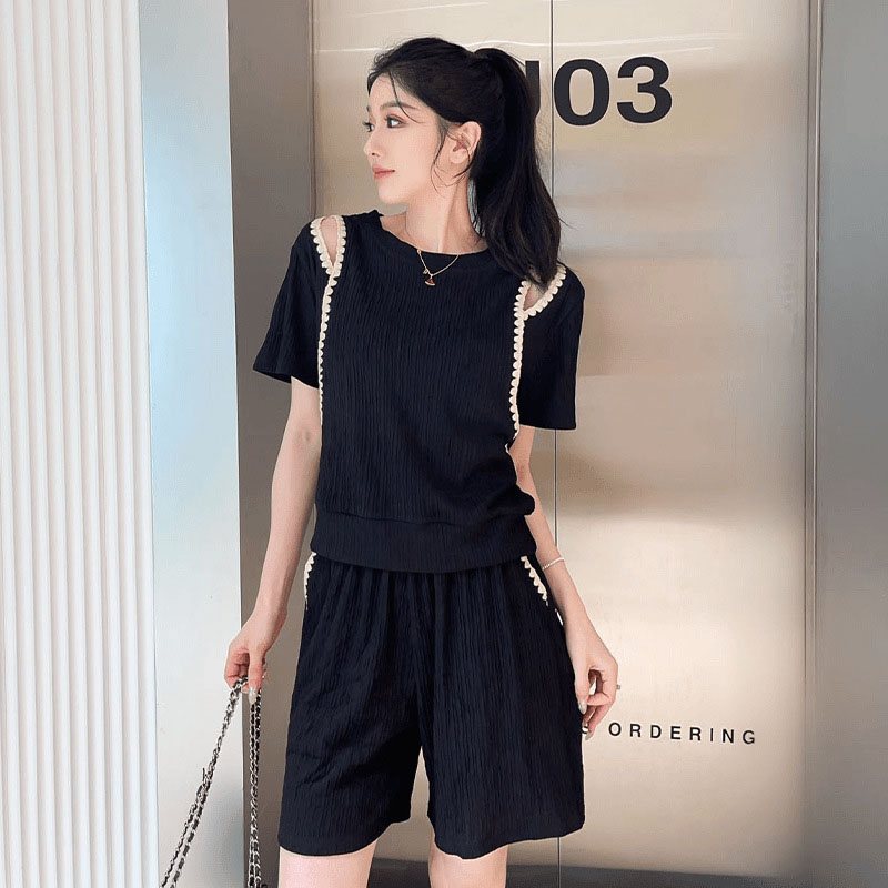 Moda coreana fora do ombro cam - Street Fashion Mood avaliação e preço
