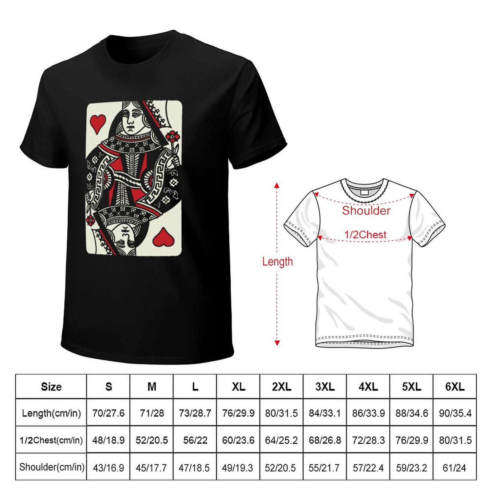 Camiseta Queen of Hearts, cami - Queen Street Fashion avaliação e preço