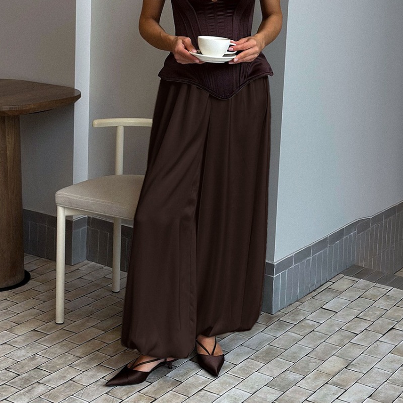Calças Harem de Cetim Feminina - Street Fashion Vogue avaliação e preço
