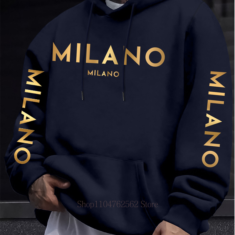 Hoodie com Estampa Milano para - Street Fashion Milano avaliação e preço