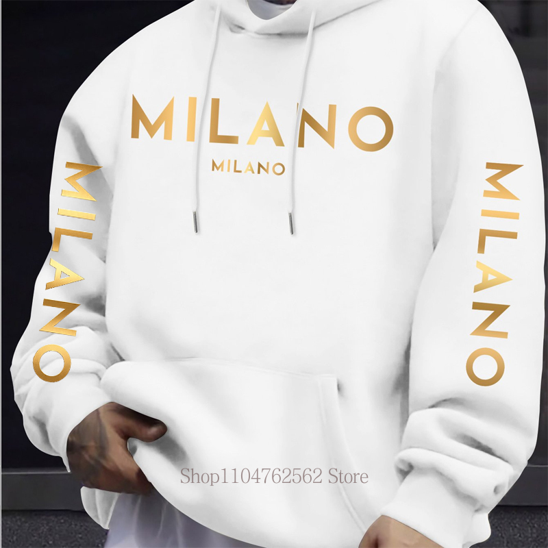 Hoodie com Estampa Milano para - Street Fashion Milano avaliação e preço