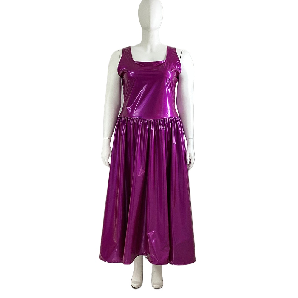 Vestido regata feminino de PVC - Queen Street Fashion avaliação e preço