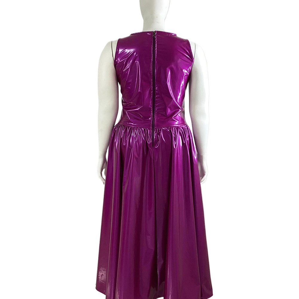 Vestido regata feminino de PVC - Queen Street Fashion avaliação e preço