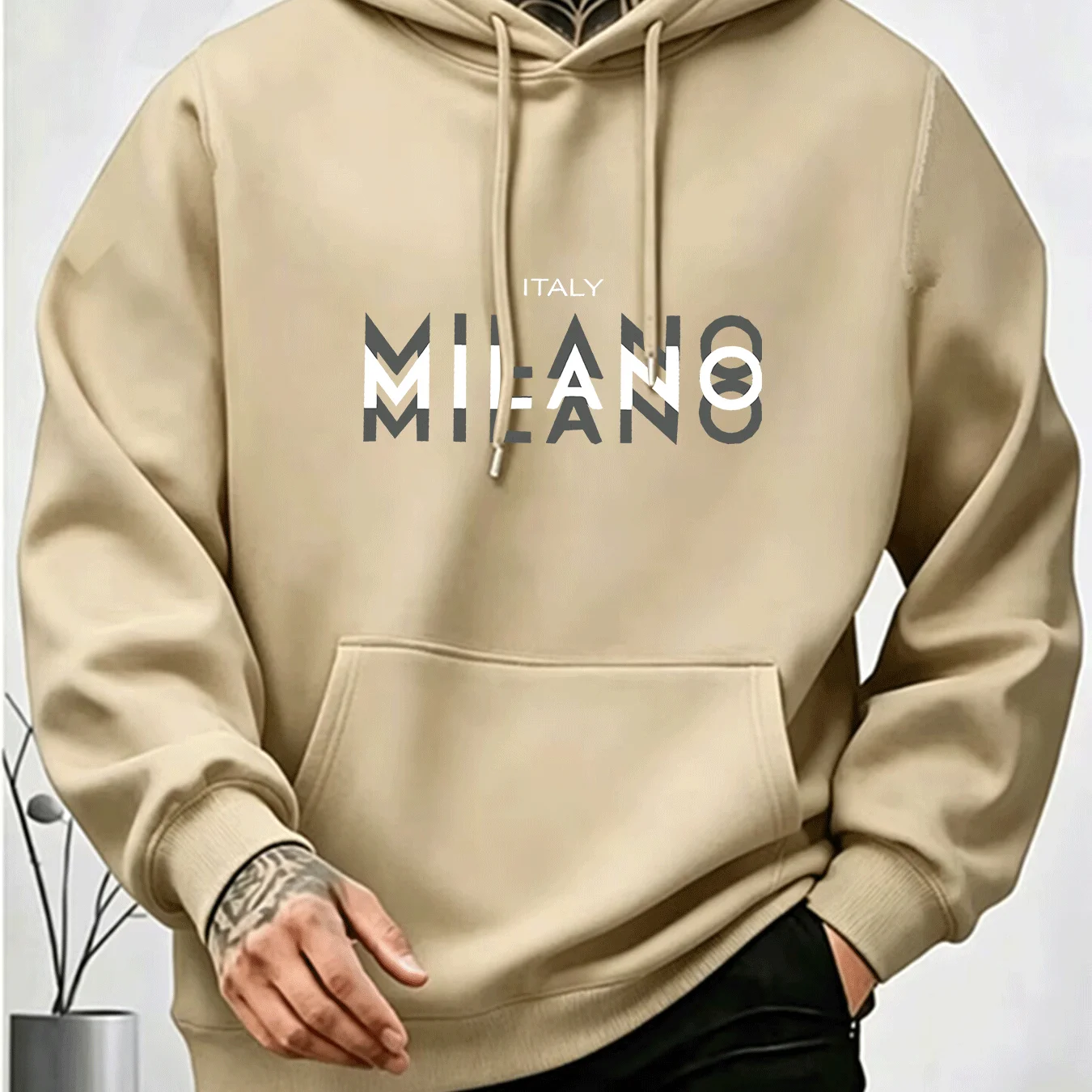 Moletom Masculino MILANO com E - Street Fashion Milano avaliação e preço