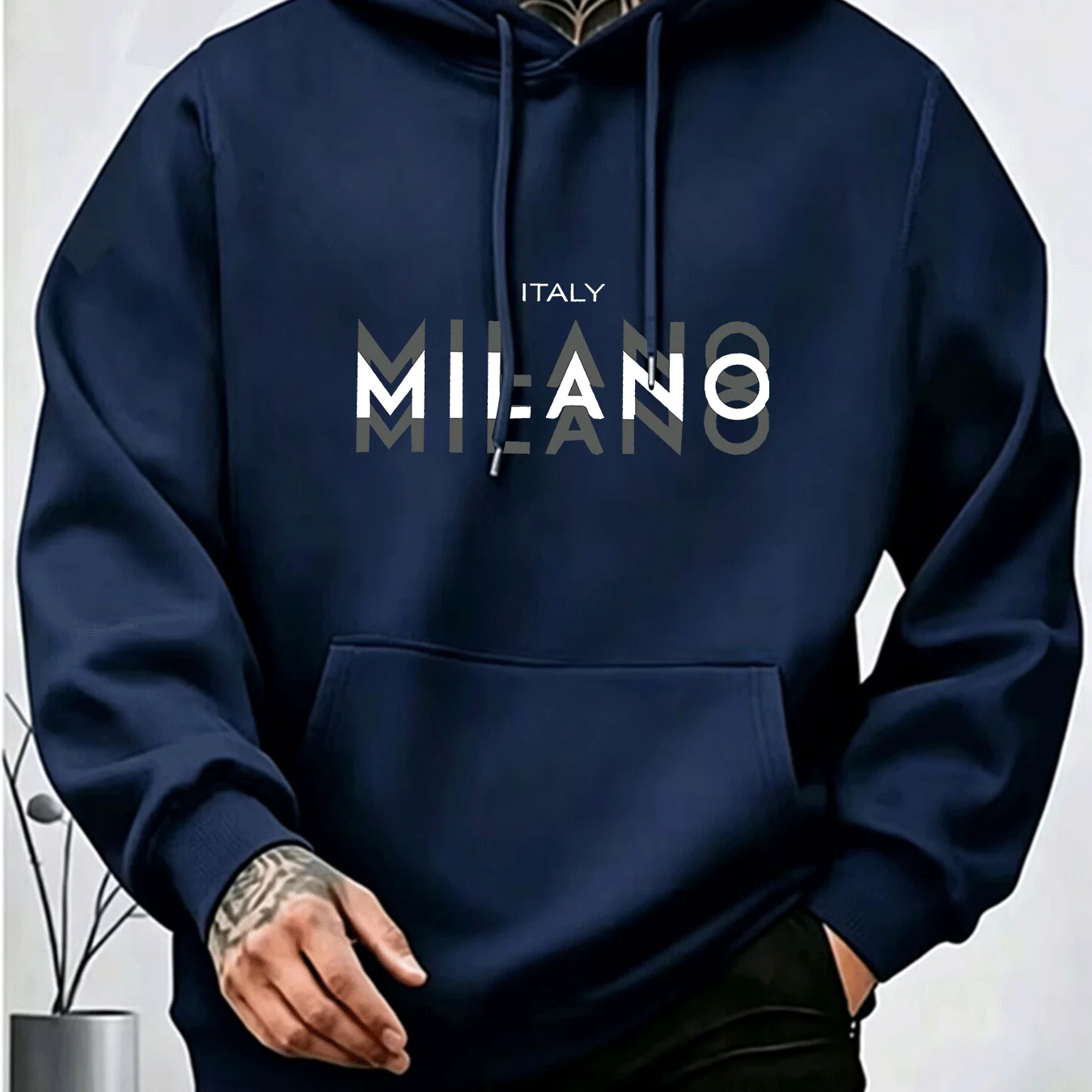 Moletom Masculino MILANO com E - Street Fashion Milano avaliação e preço