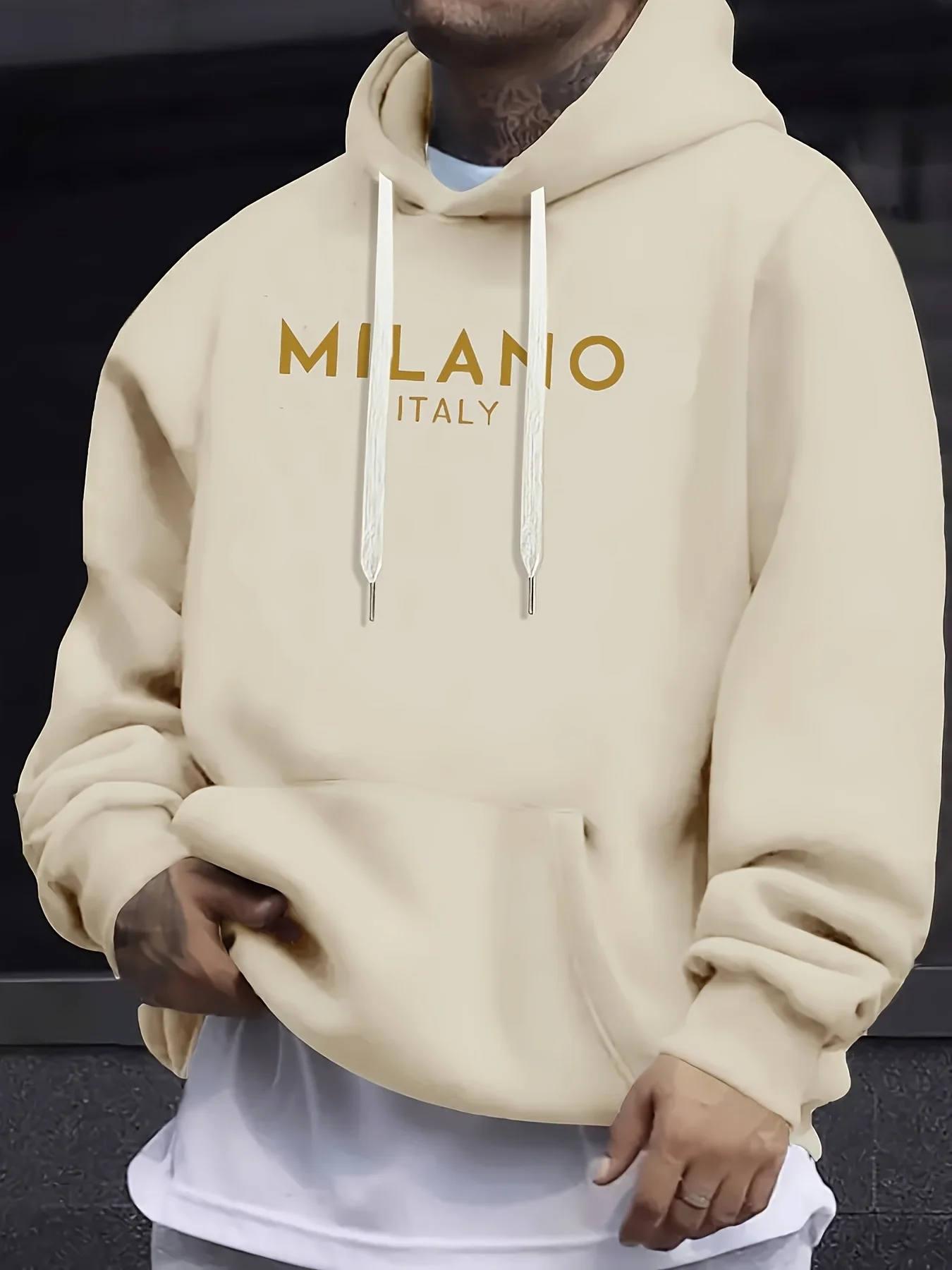 Moletom com capuz para outono  - Street Fashion Milano avaliação e preço
