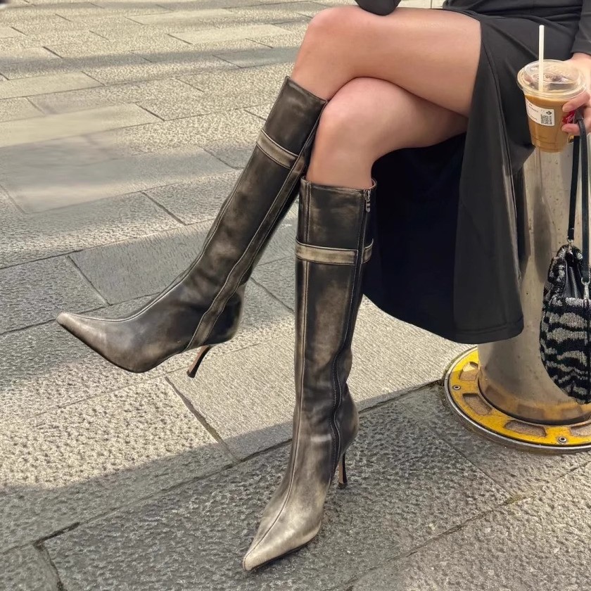 Botas Femininas de Designer Se - Street Fashion Designers avaliação e preço