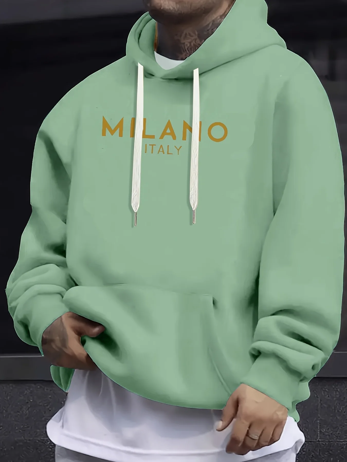 Moletom com capuz para outono  - Street Fashion Milano avaliação e preço