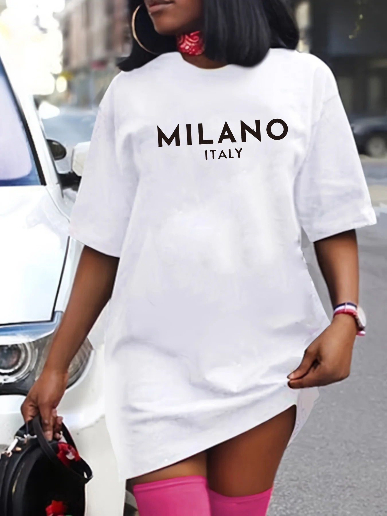 Senhoras primavera e verão mod - Street Fashion Milano avaliação e preço