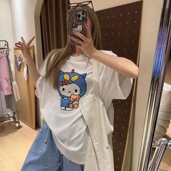 Camiseta de Manga Curta com Es - Street Fashion Designers avaliação e preço