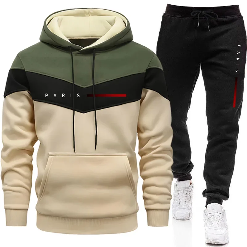 Conjunto de Moletom Masculino  - Street Fashion Outfit avaliação e preço