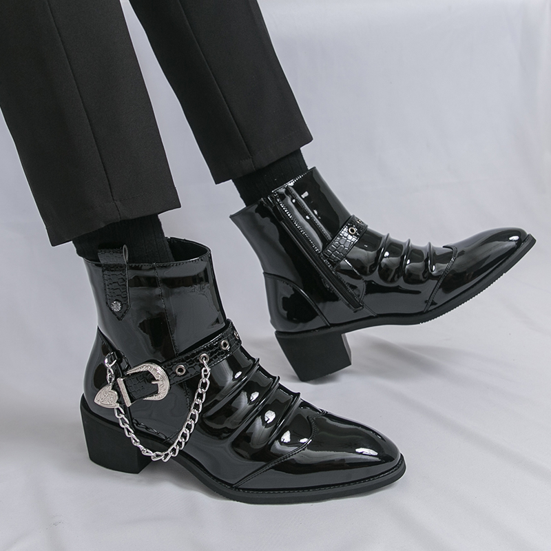 Moda zíper lateral de alta qua - Street Fashion Brands avaliação e preço