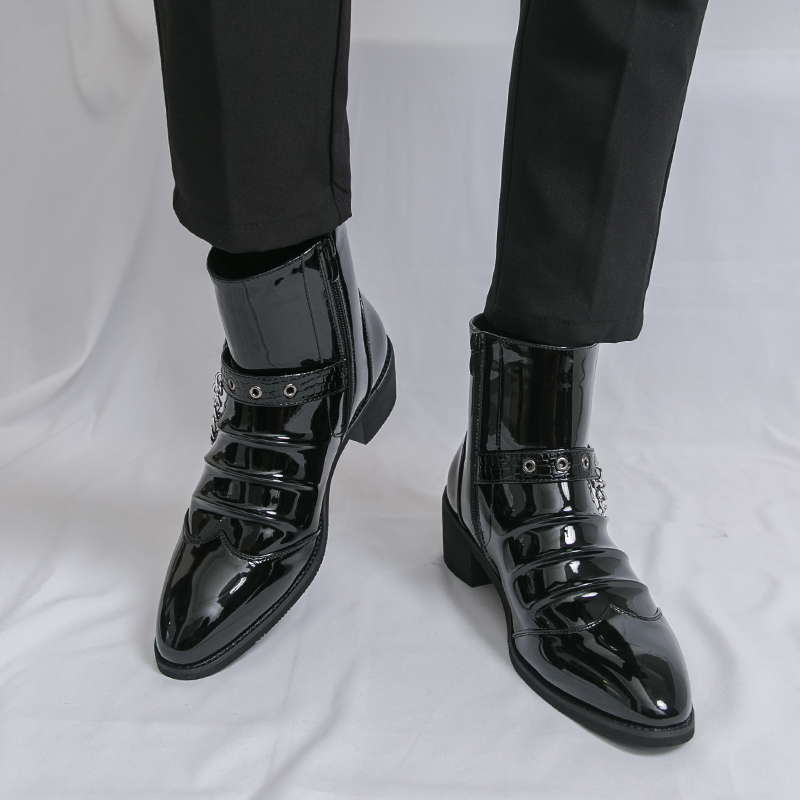 Moda zíper lateral de alta qua - Street Fashion Brands avaliação e preço