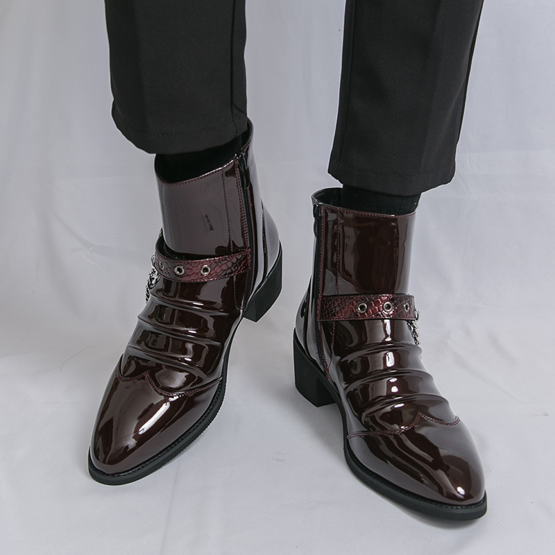 Moda zíper lateral de alta qua - Street Fashion Brands avaliação e preço
