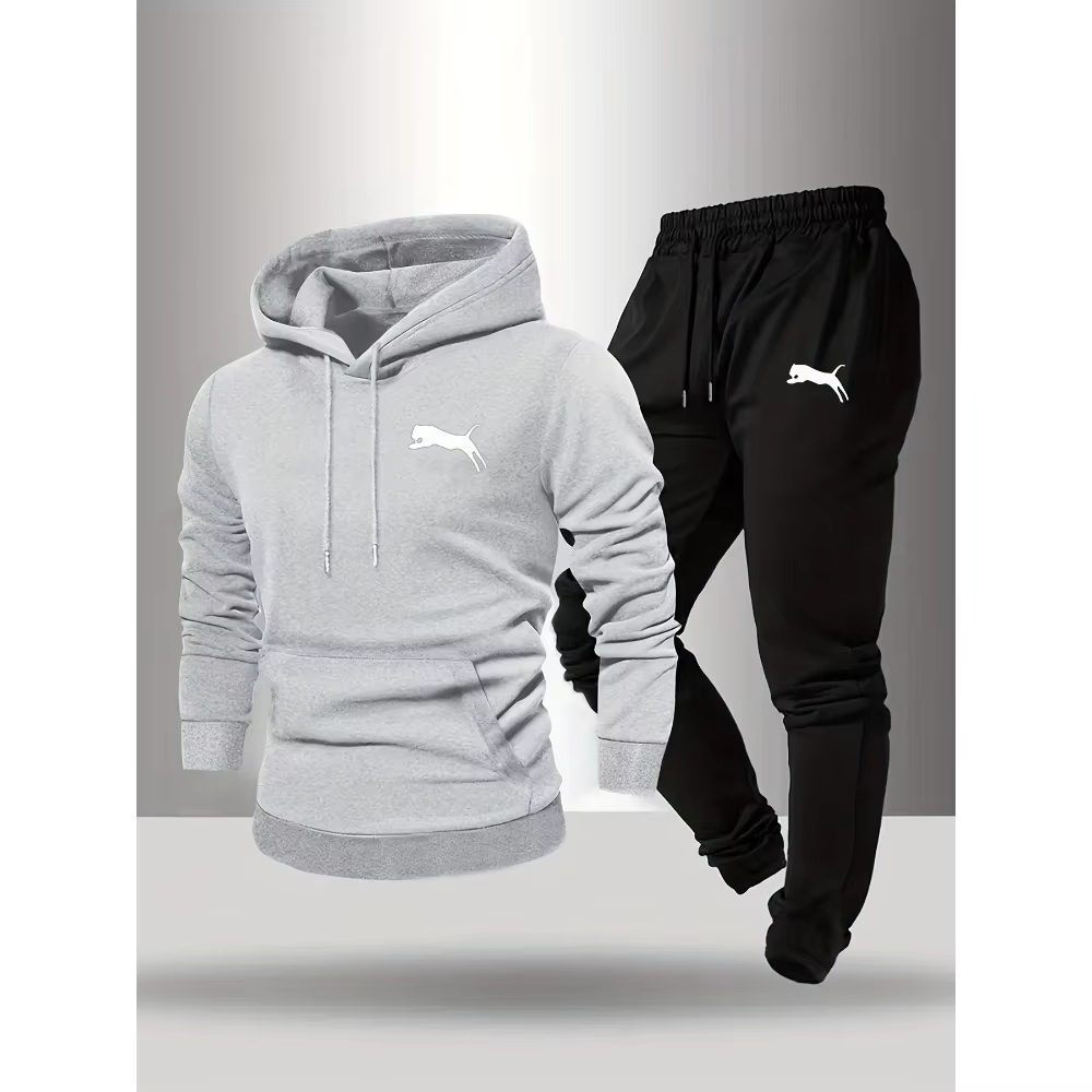 Conjunto Masculino de Moletom  - Street Fashion Outfit avaliação e preço